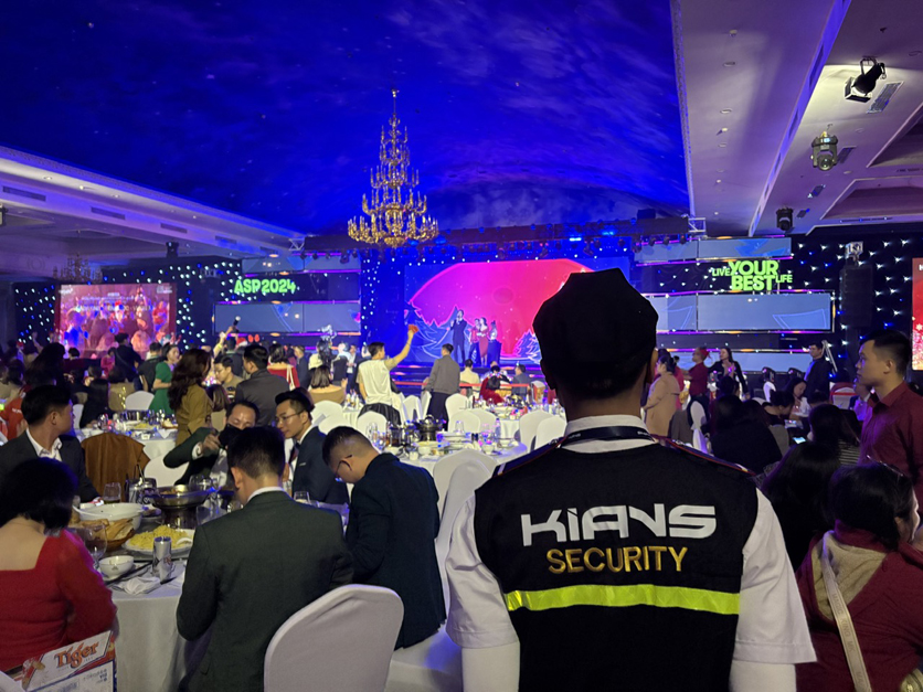 Bảo vệ sự kiện tại khu vực nhà hàng