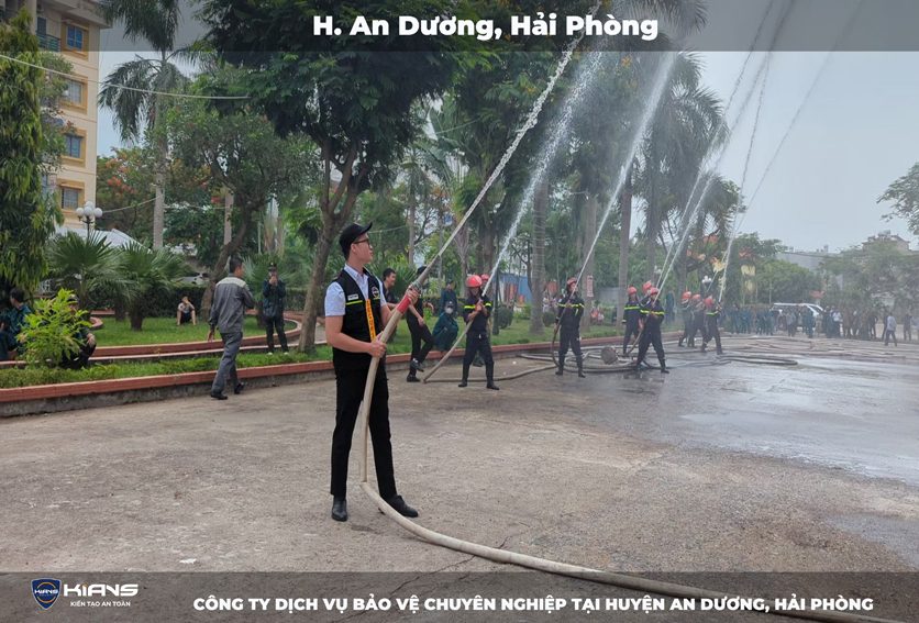 Nhân viên bảo vệ trong công tác PCCC
