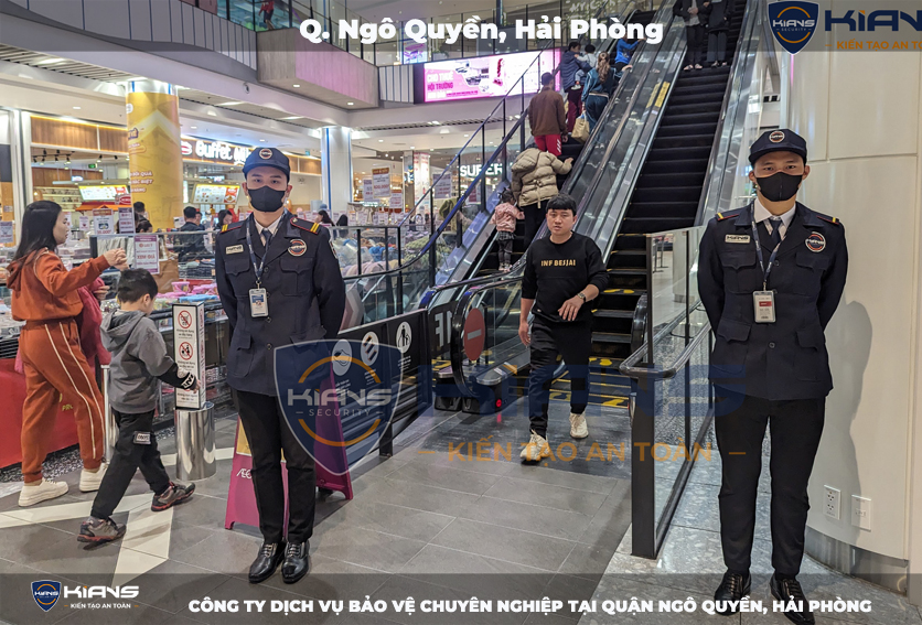 Một trong những siêu thị lớn ở Ngô Quyền Hải Phòng đang dùng dịch vụ bảo vệ