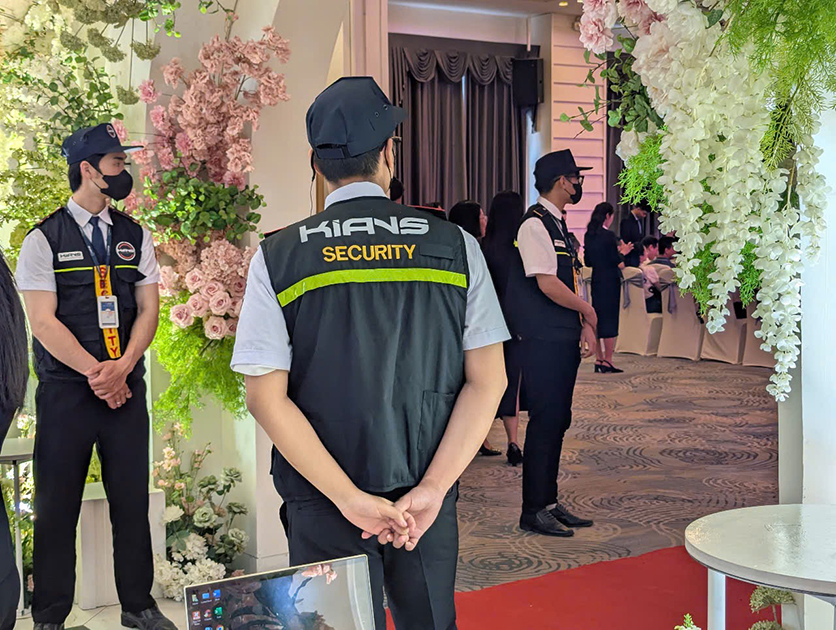 Bố trí lực lượng bảo vệ hợp lý ở tất cả các khu vực của sự kiện